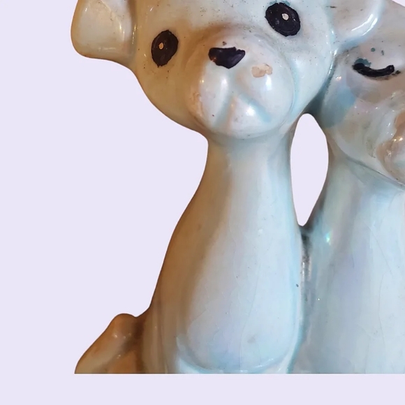 Vintage blue dog figurine - Picture 2 of 3